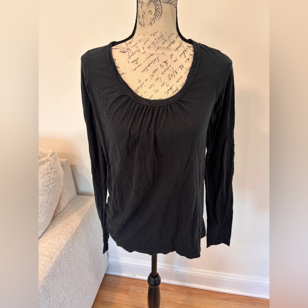James Perse black long sleeve tshirt size medium